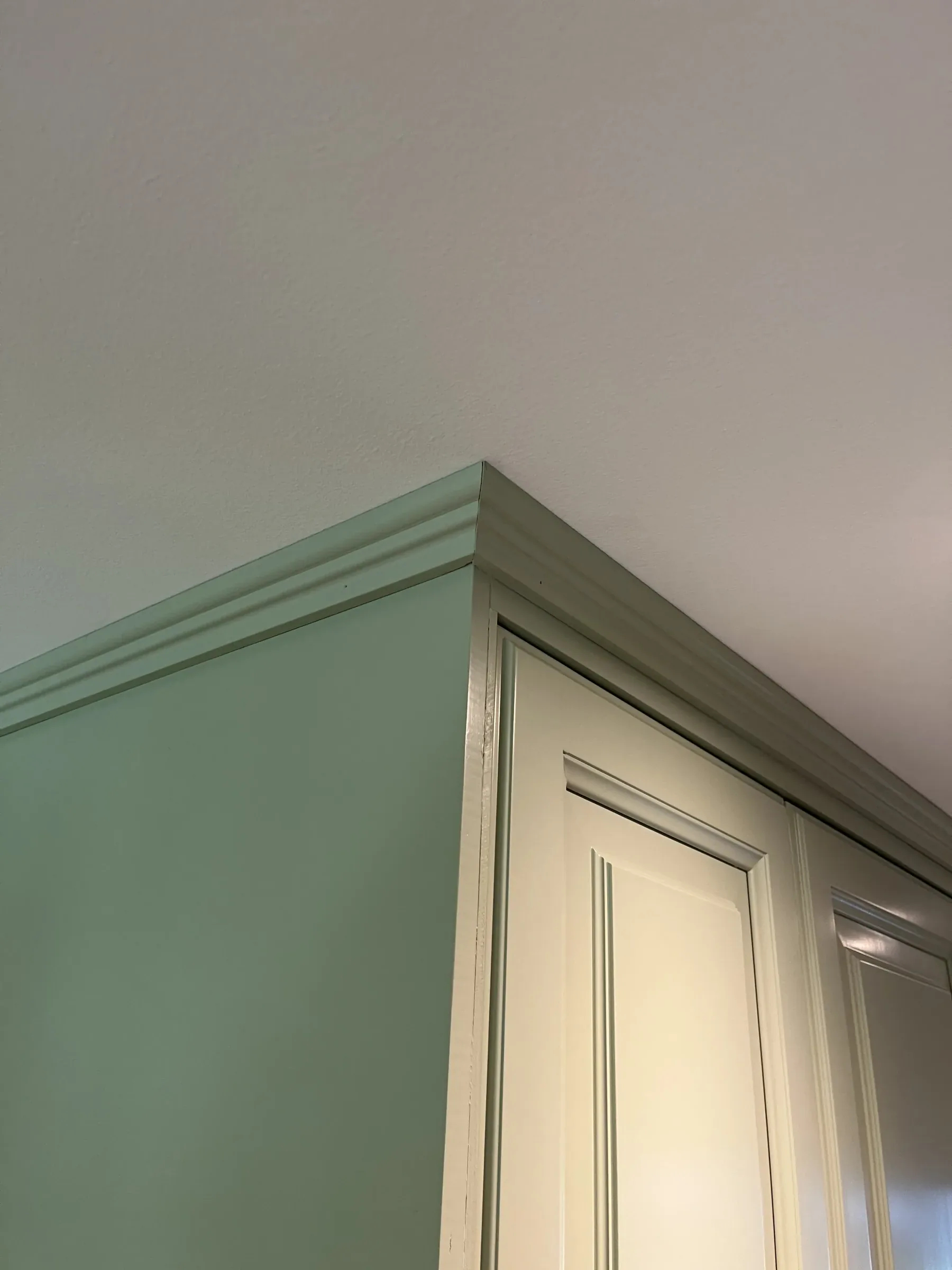 Detalj av ny takanslutning